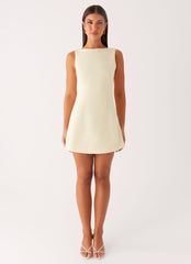 Lulita Mini Dress - Buttercream Yellow