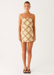 Mantra Mini Dress - Tidal Wave Print