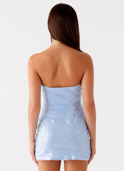 Martini Mini Dress - Blue