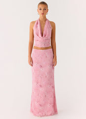 Soren Halter Top - Vintage Floral
