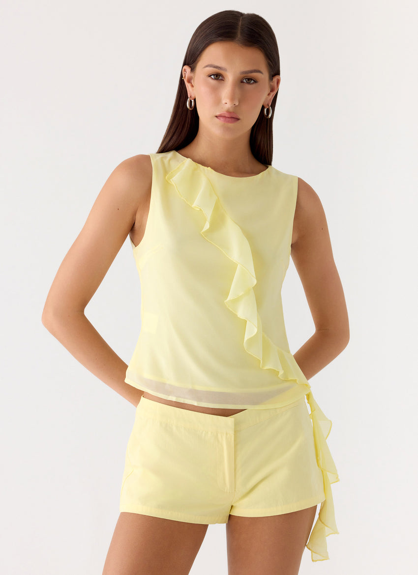 Sun Up Top - Yellow