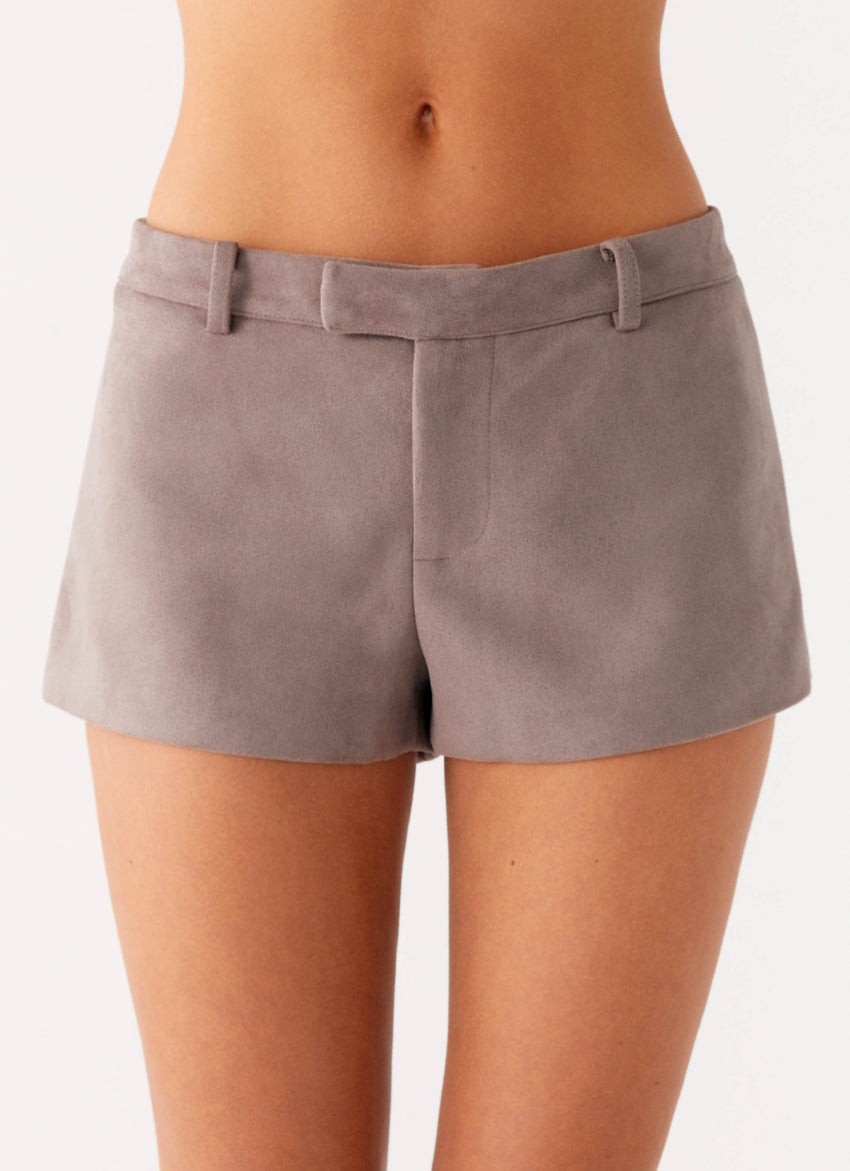 Thats Chill Mini Shorts - Grey