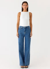 Vincenza Bodysuit - White
